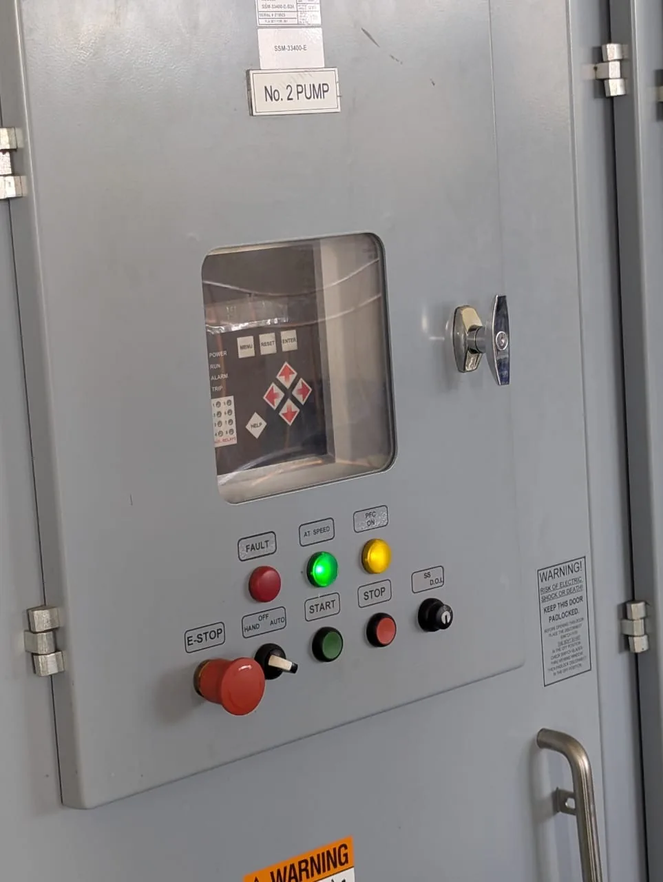 HCS replacement unit installed in a pump panel and running