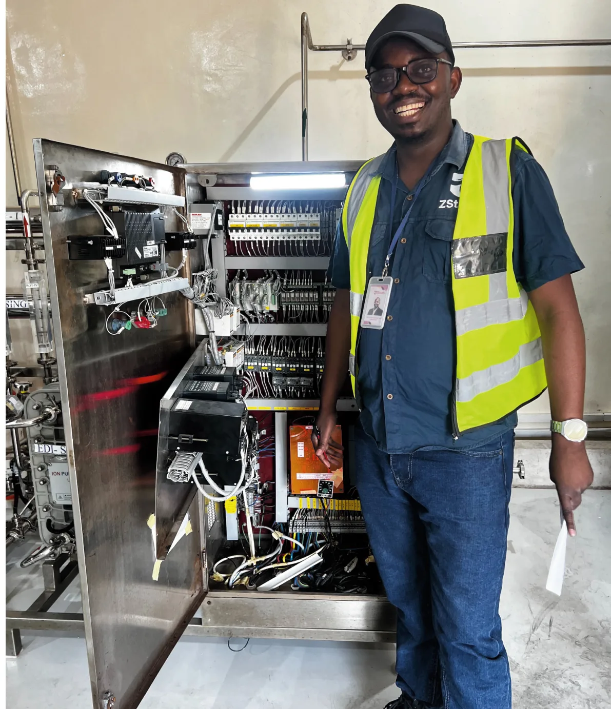 Reverse-osmosis plant commissioning
