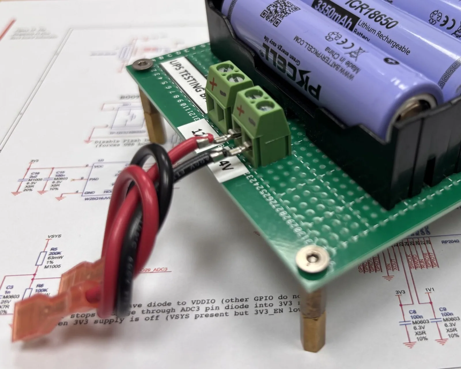 Battery management system prototype board