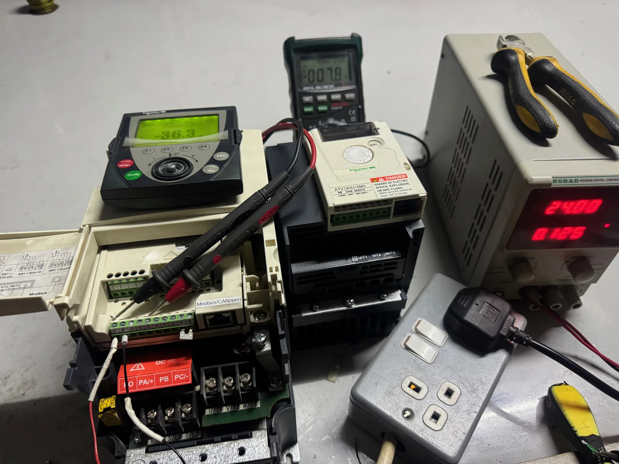 VFD under test VFD under test