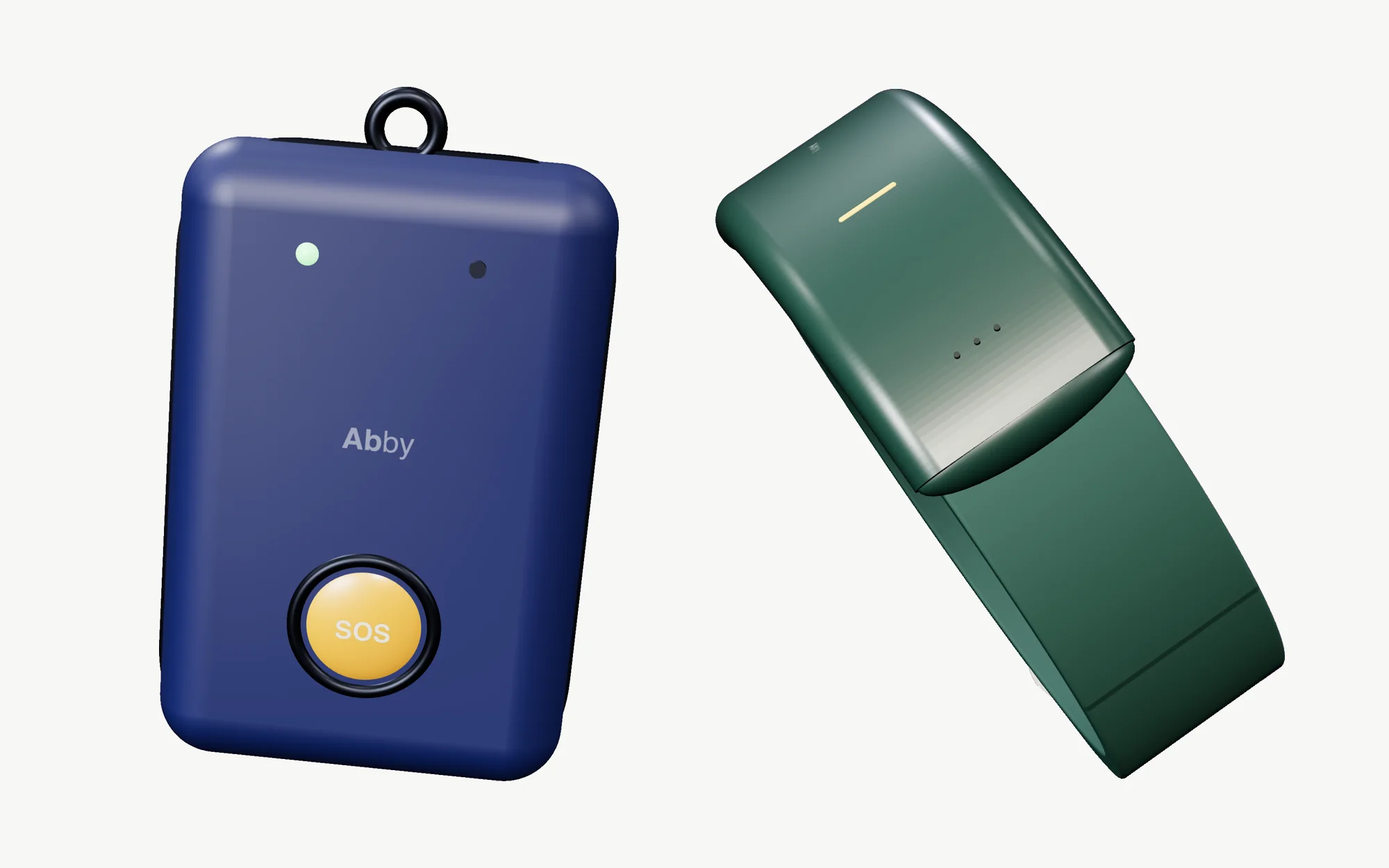 Abby Clip and Abby Band wearable concepts