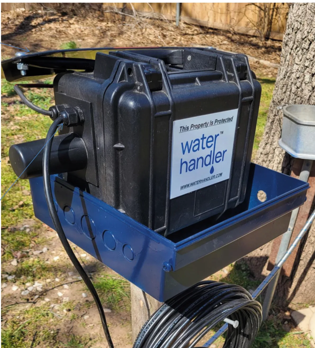 RiverSense unit installed at a river